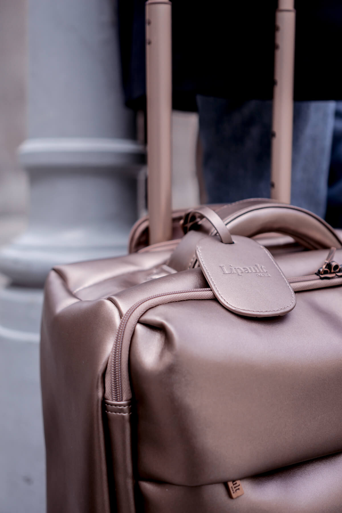 Lipault Suitcase Rose Gold by The Cosmopolitas