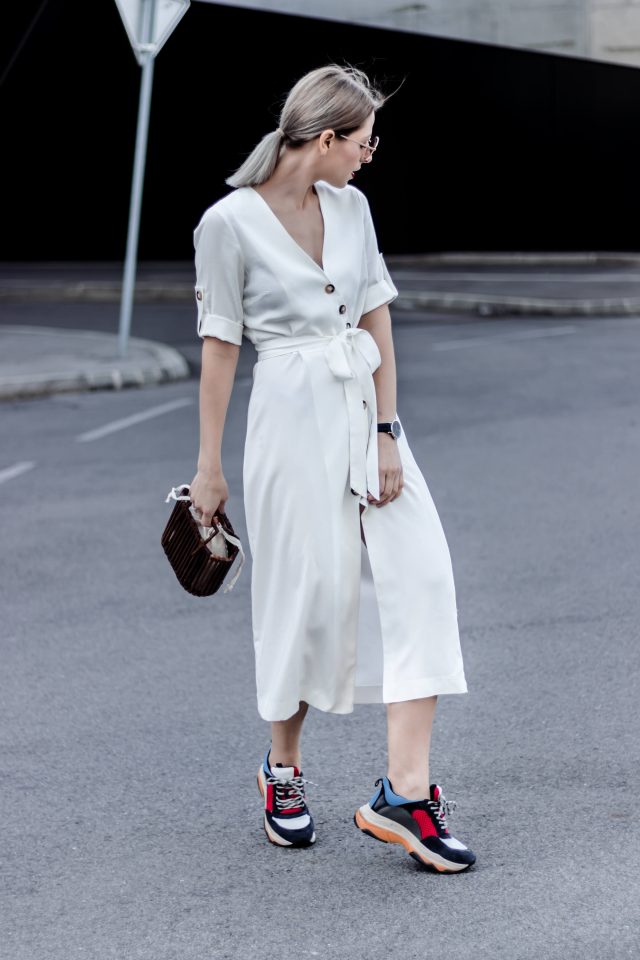 How to style a white dress
