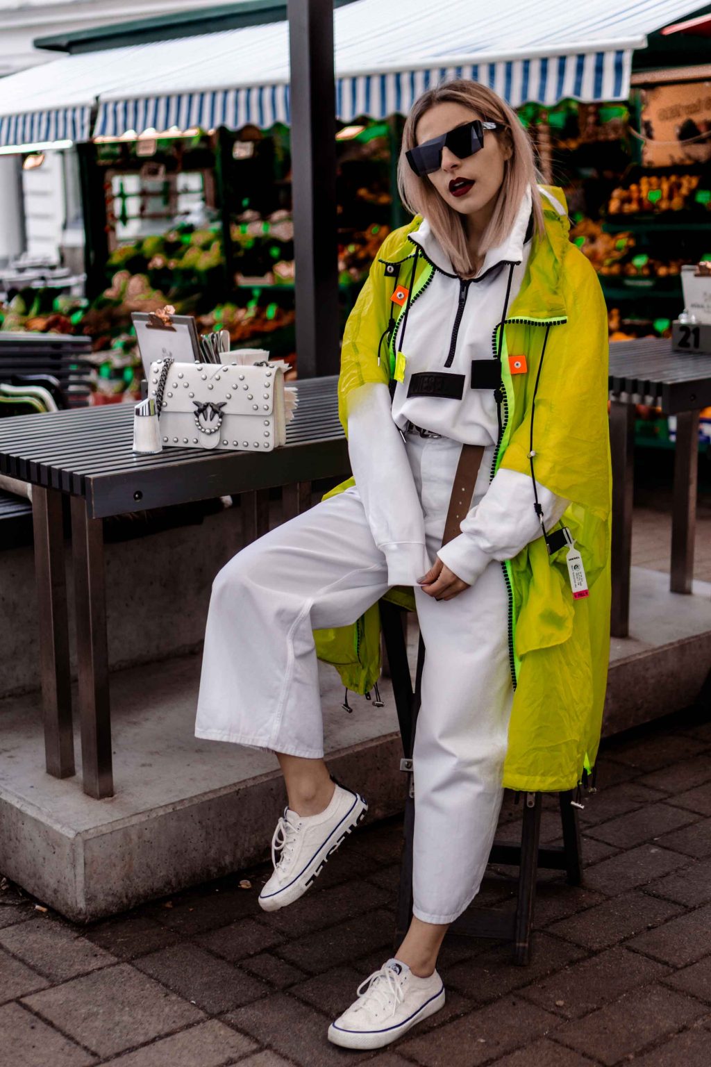 Neon raincoats Trend 2019